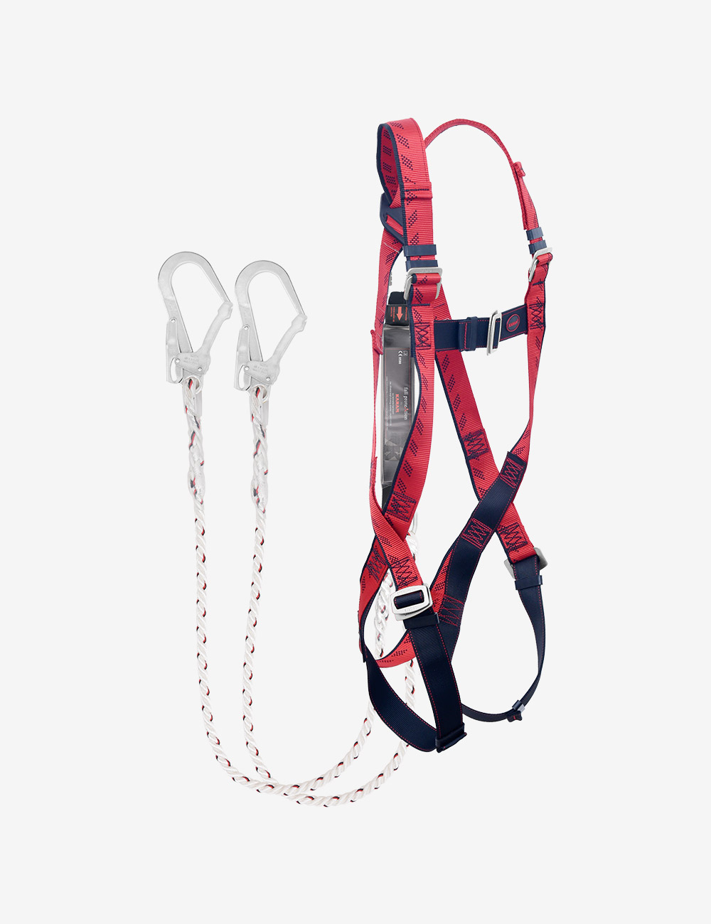 FULL BODY HARNESS WITH DOUBLE SHOCK LANYARD PN16(PN351)(000_131)(2.0M)