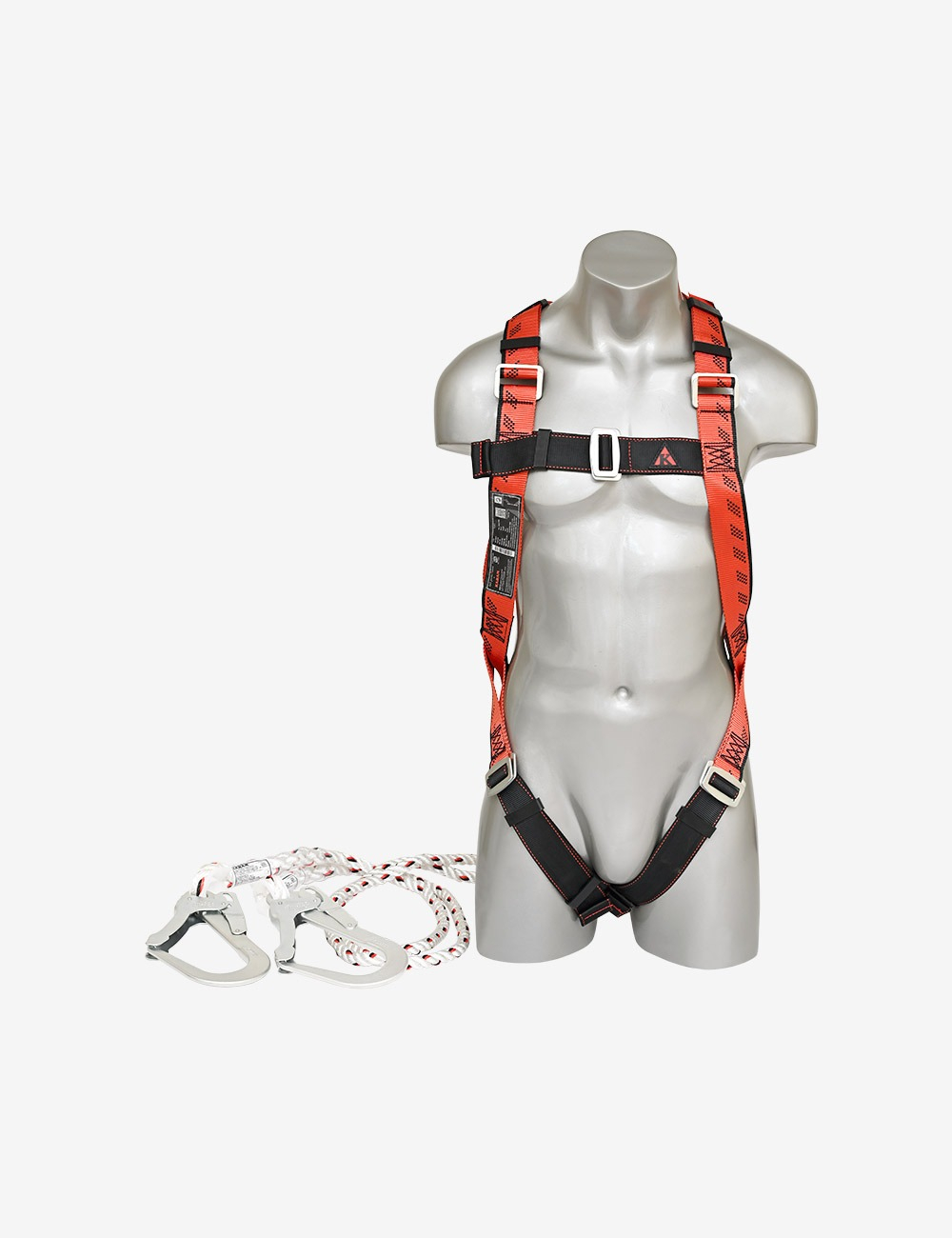 FULL BODY HARNESS WITH DOUBLE SHOCK LANYARD PN16(PN351)(000_131)(2.0M) - 2