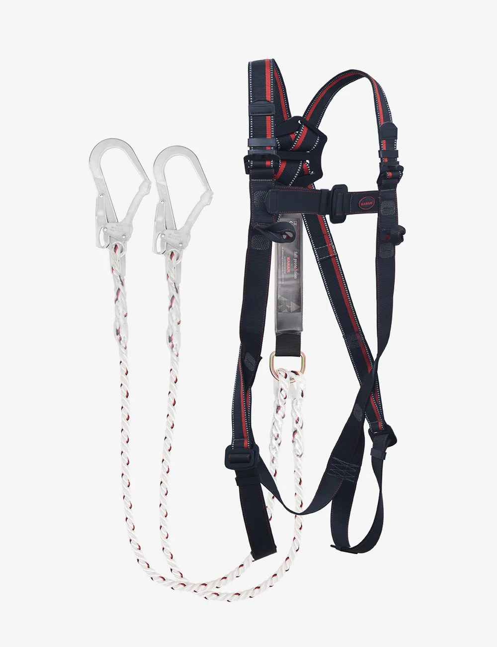 FULL BODY HARNESS WITH DOUBLE SHOCK LANYARD - PN22(PN351)(000_131)(2.0M) - Selected Image