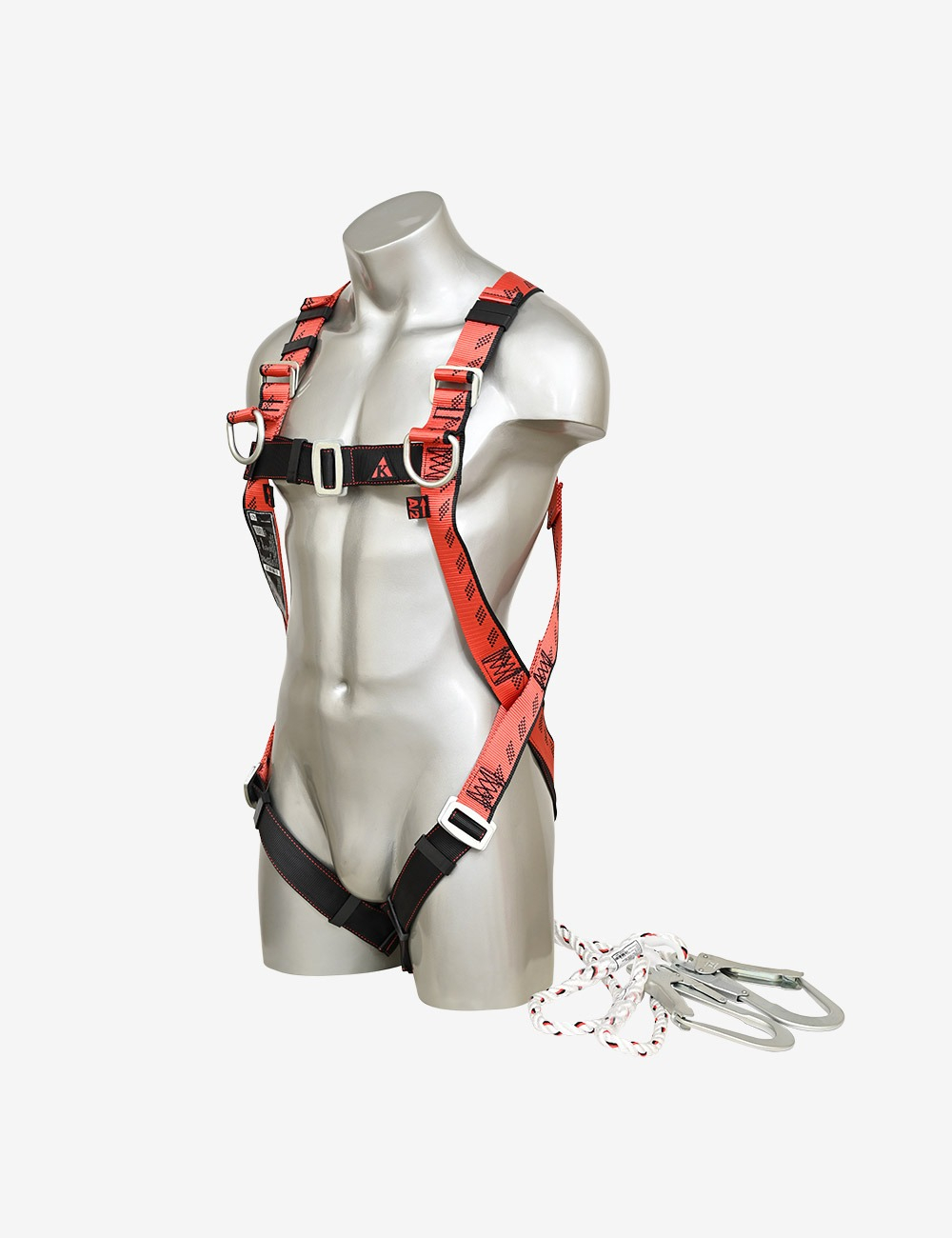 FULL BODY HARNESS WITH DOUBLE SHOCK LANYARD - PN18(PN351)(000_131)(2.0M)